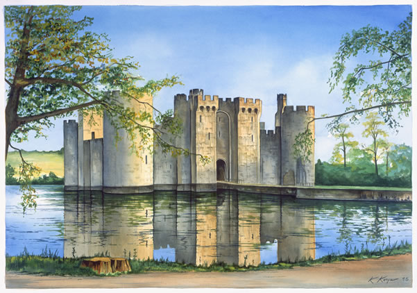 Bodiam Castle at dusk - Kevan Koya