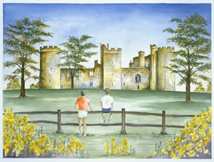 Bodiam Castle east aspect - Kevan Koya
