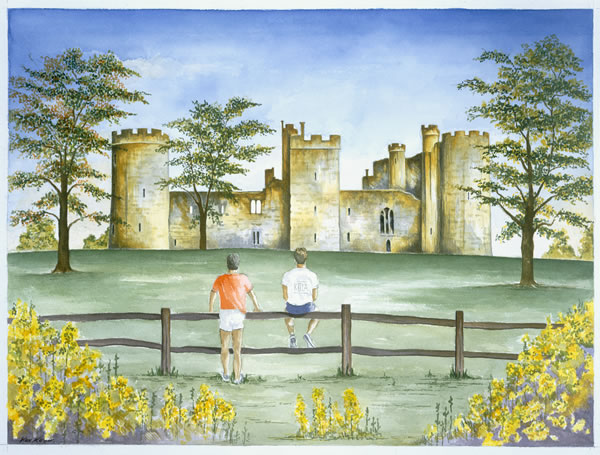 Bodiam Castle east aspect - Kevan Koya