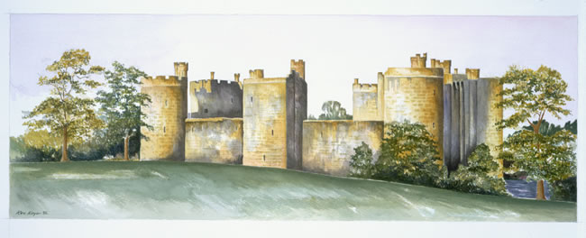 Bodiam Castle southwest aspect - Kevan Koya