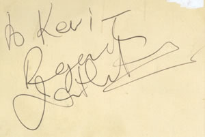 Ian Hunter autograph