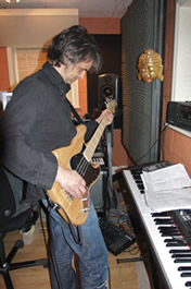 Phil Williams in studio
