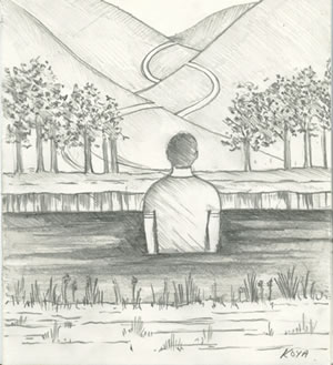 River of mud sketch